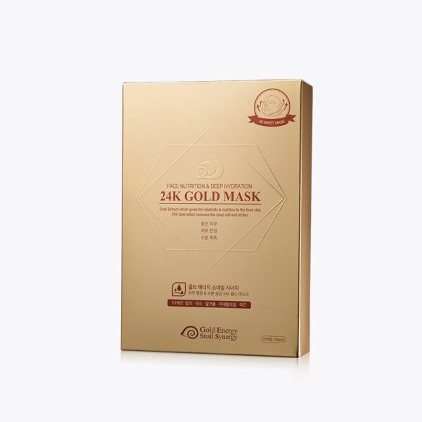 24K Gold Snail Mask Pack (Nutrition + Moisture)